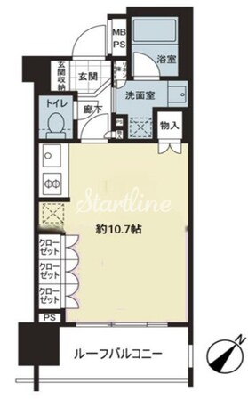 ライオンズアイル赤坂の物件間取画像